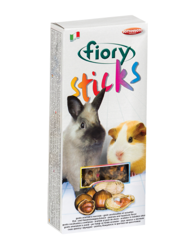 Fiory Sticks for Rabbits & Guinea Pigs with nuts 100 g