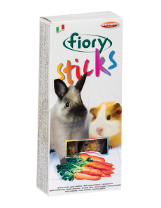 Fiory Sticks for Rabbits & Guinea Pigs with Carrots 100 g