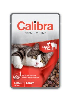 CALIBRA KOŠČKI V OMAKI PIŠČANEC & GOVEDINA 100G