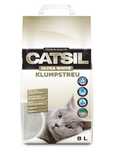 Catsil Ultra White cat litter 8L