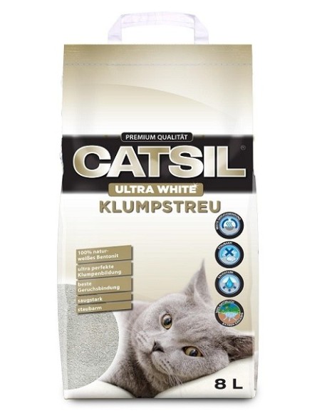 Catsil Ultra White cat litter 8L