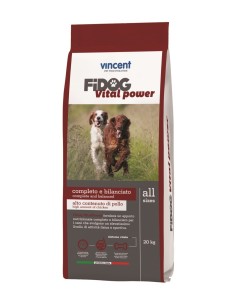 Vincent Fidog Vital Power for very active dogs 20kg
