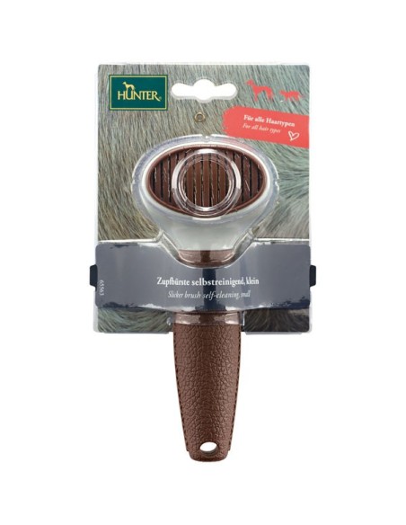 HUNTER SPA mehkožičnata samočistilna krtača S (16cm)