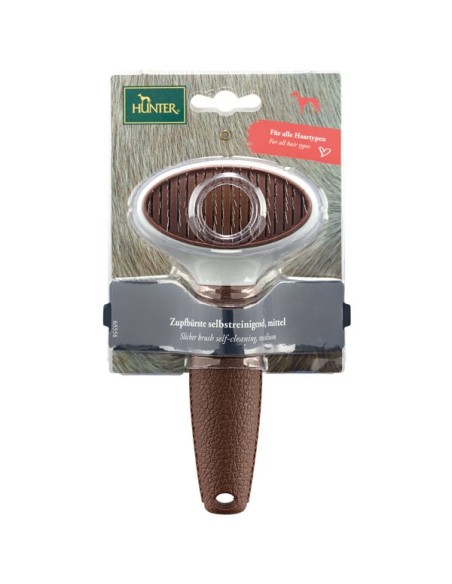HUNTER SPA mehkožičnata samočistilna krtača S (16cm)