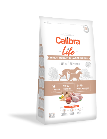 Calibra Dog Life Senior Medium&Large Chicken 12 kg