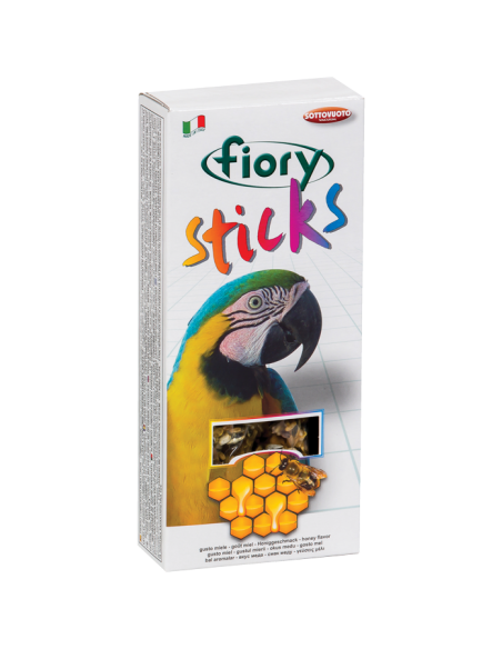 Fiory Sticks 2/1 for Large Parrots with Honey 120 g