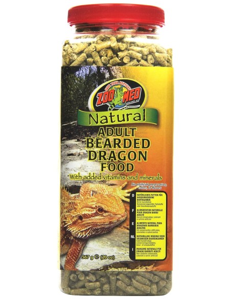 Zoo Med Natural Adult Bearded Dragon Food 567 g