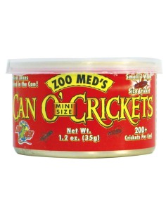 Can´O Mini Size Crickets (200+) food for reptiles 35g