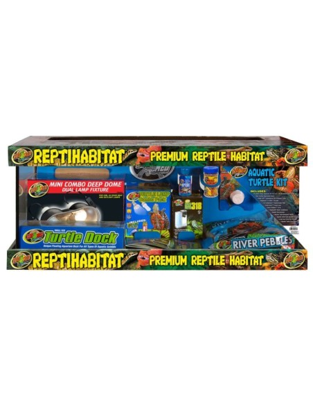 Zoo Med Reptihabitat Kit for Water Turtles 75 L