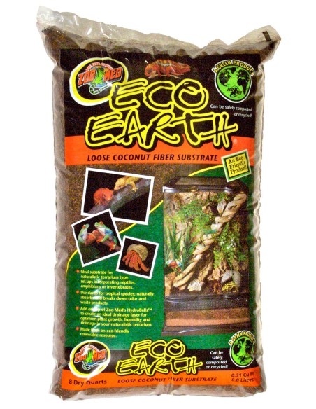 Zoo Med Eco Earth Coconut Fiber Substrate 8,8 L