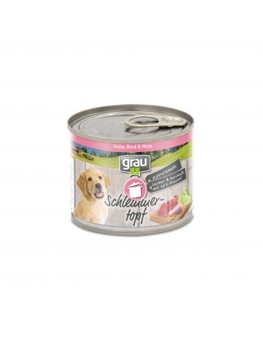 Grau Dog Can Puppy Beef & Poultry & Millet 200 g