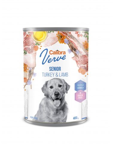 Calibra Verve Senior konzerva za starejše pse (7+) 400g