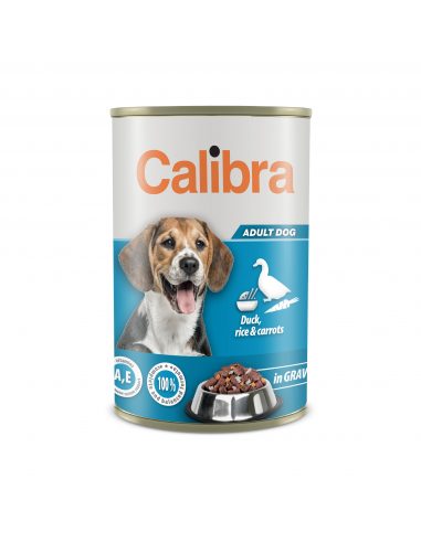 Calibra Dog Premium Duck, Rice and Carrots in Gravy 1240 g