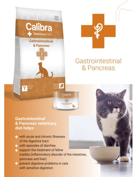 Calibra Diet Cat Gastrointestinal & Pancreas 2 kg