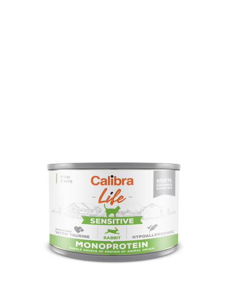 Calibra Life Sensitive hrana za mačke, zajec 200 g