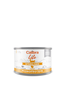 Calibra Life Sterilised hrana za mačke, puran 200 g