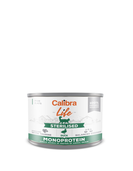 Calibra Life Sterilised Duck 200 g