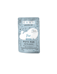Grau Pur Adult wet food for cats, Turkey 125 g