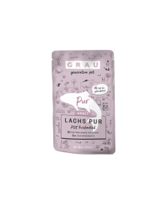 Grau Pur wet food for cats, Salmon 125 g