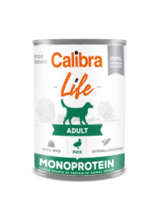 Calibra Life Adult wet food Duck & Rice 400g