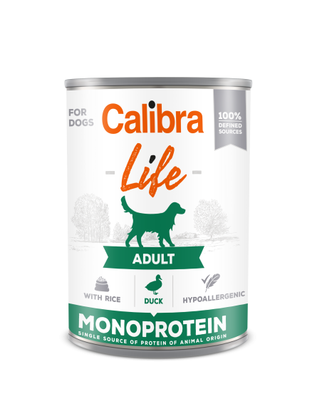 Calibra Life Adult wet food Duck & Rice 400g