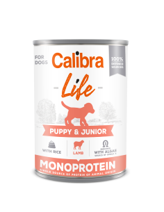 Calibra Life Puppy & Junior konzerva Jagnje 400g