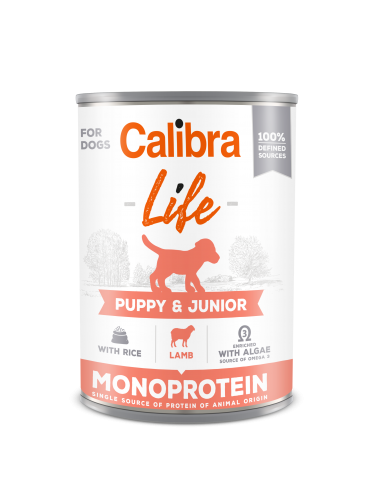 Calibra Life Puppy & Junior konzerva Jagnje 400g