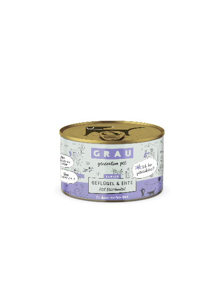 Grau Generation Pet Senior Poultry and duck, dog can 200g