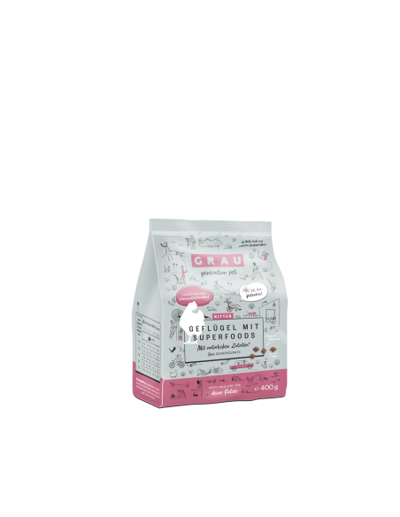 Grau Generation Pet Kitten, Perutnina in superhrana 400 g