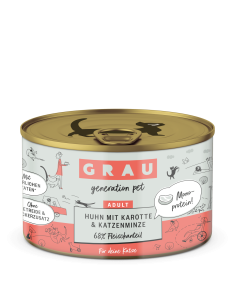Grau Generation Pet Adult, Chicken, Carrots and Catnip 200g