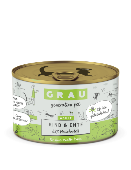 Grau Generation Pet Adult, Duck and beef 200g