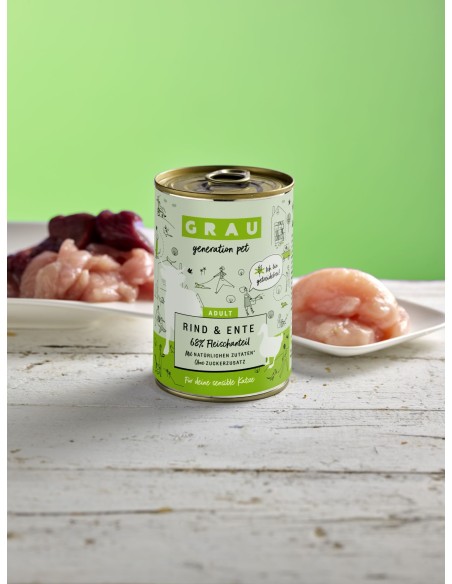 Grau Generation Pet Adult, Duck and beef 200g