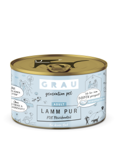 Grau Generation Pet dog can, Lamb 200g