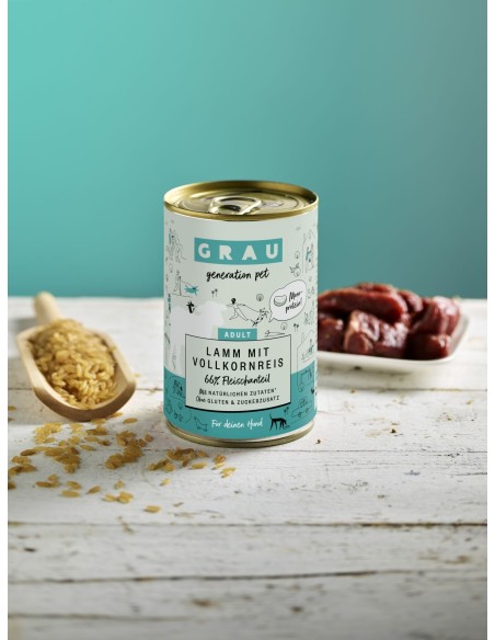 Grau Generation Pet Adult, Lamb with rice 400g