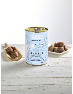 Grau Generation Pet dog can, Lamb Pur 400g
