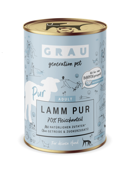 Grau GP Jagnjetina Pur, hrana za pse 400g