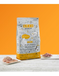 Grau Generation Pet dry food for dogs, Poultry and rice 3kg
