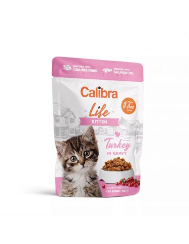 Calibra Life Kitten vrečka Puran v omaki 85g