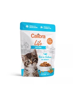 Calibra Cat Life pouch Kitten Salmon in gravy 85g