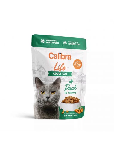 Calibra Cat Life pouch Adult Duck in gravy 85g