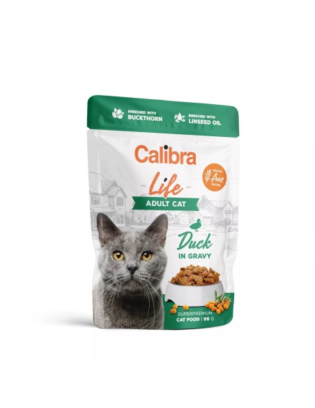 Calibra Cat Life pouch Adult Duck in gravy 85g