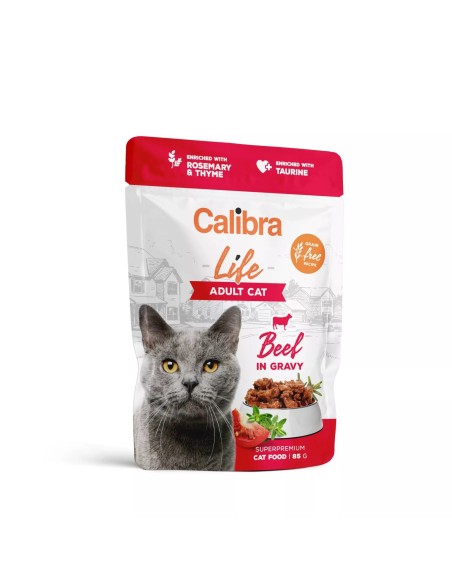 Calibra Life Adult vrečka Govedina v omaki 85g