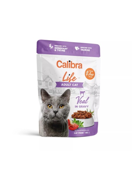 Calibra Life Adult vrečka Teletina v omaki 85g