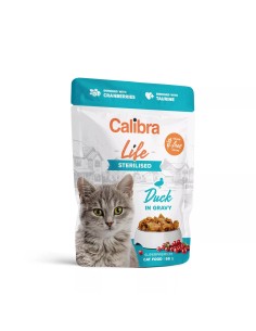 Calibra Cat Life pouch Sterilised Duck in gravy 85g