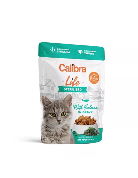 Calibra Life Sterilised vrečka Losos v omaki 85g