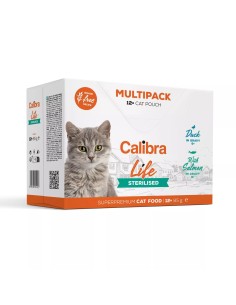Calibra Cat Life Sterilised Pouches multipack 12x85g