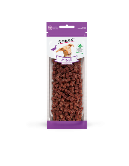 Dokas prigrizek Minis račja prsa, kocke 70g