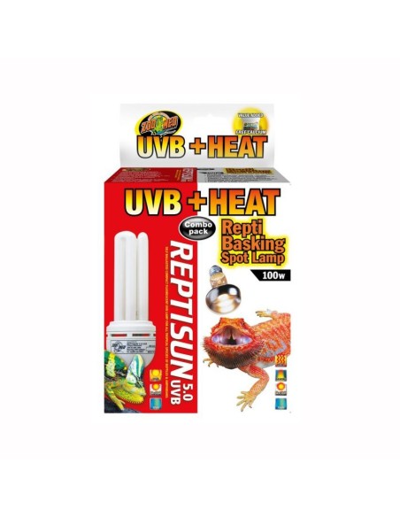 Zoo Med Heat + UVB Combo Pack