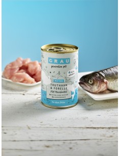 Grau Cat can Kitten Turkey & Trout 400 g