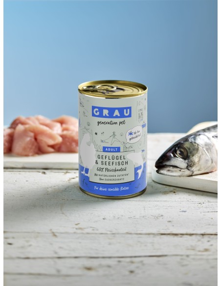 Grau Generation Pet Adult, Poultry and Sea Fish 400g